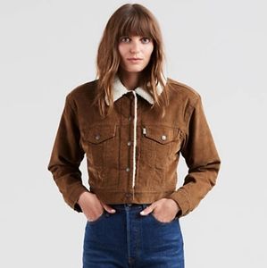 Levis Crop Corduroy Jacket